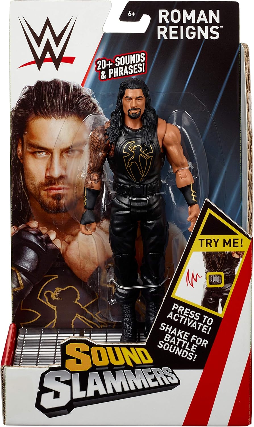WWE Sound Slammers Roman Reigns Action Figure M40278