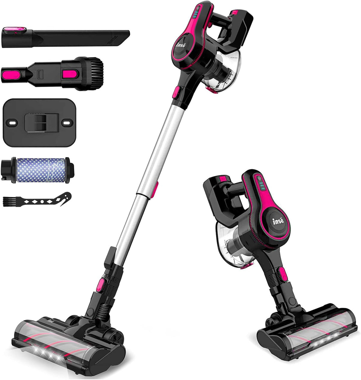 Cordless Vacuum Cleaner, 6 in 1 Stick Vacuum with 2200mAh Battery L312