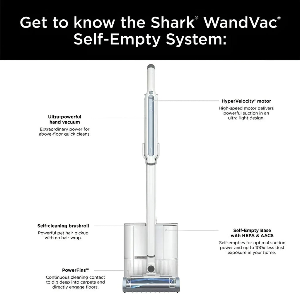 Cordless Stick Vacuum Cleaner with HEPA Self-Empty Base A5124