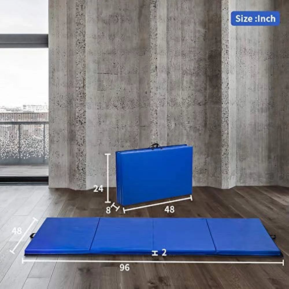 Folding Panel Gymnastics Mat 4'x8'x2 I1203