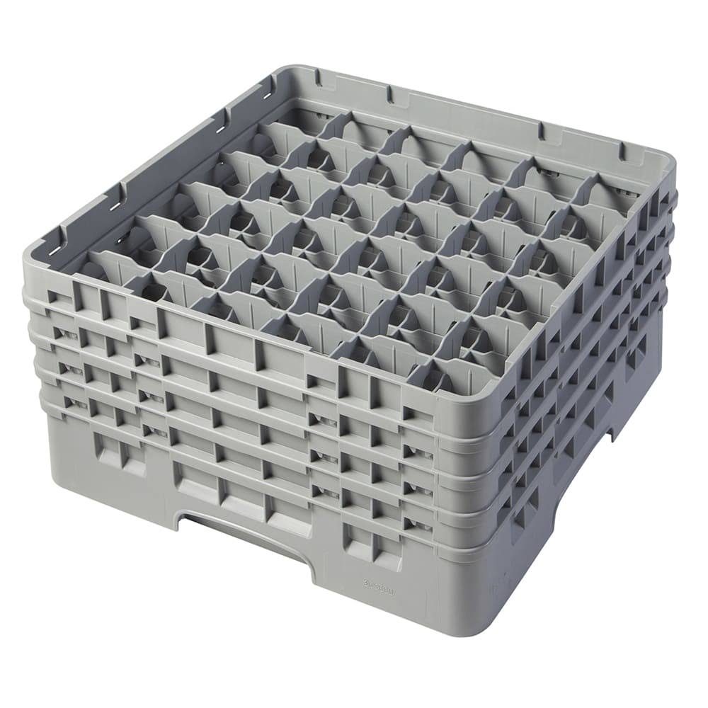 36 Compartment Glass Rack with 4 Extenders O451