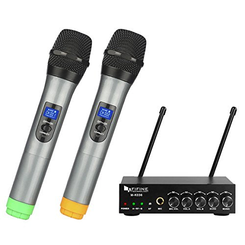 UHF Dual Channel Wireless Handheld Microphone Y59569