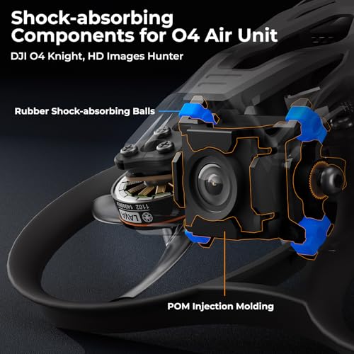 Brushless Whoop Quadcopter Pocket Drone with HD VTX Bracket for DJI O4 Air Unit F4 2-3S 20A FC LAVA 1102|14000KV Motor F922
