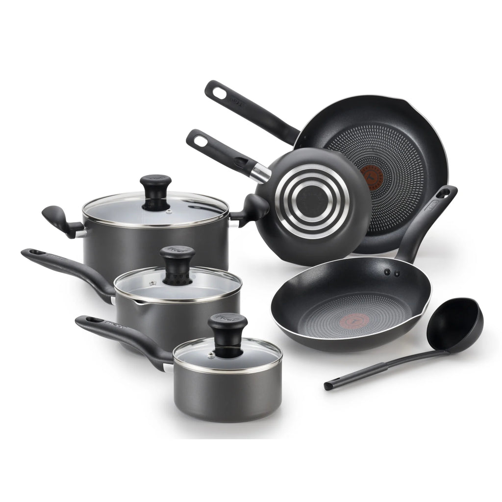 10 Piece Non-Stick Black Cookware Set M327
