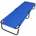 Blue Folding Camping Cot X10188