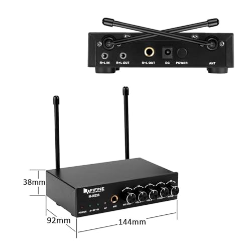UHF Dual Channel Wireless Handheld Microphone Y59569