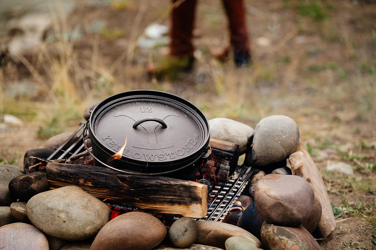 12" Deep Camp Dutch Oven, Black Z4434