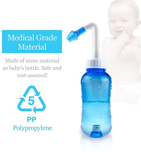 Neti Pot Nasal Wash Bottle BPA Free Q65919