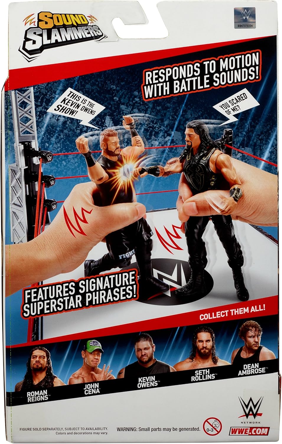 WWE Sound Slammers Roman Reigns Action Figure M40278