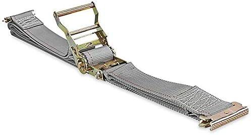 2 Inch x 16 Foot Gray E Track Ratchet Strap 10 Pack C210