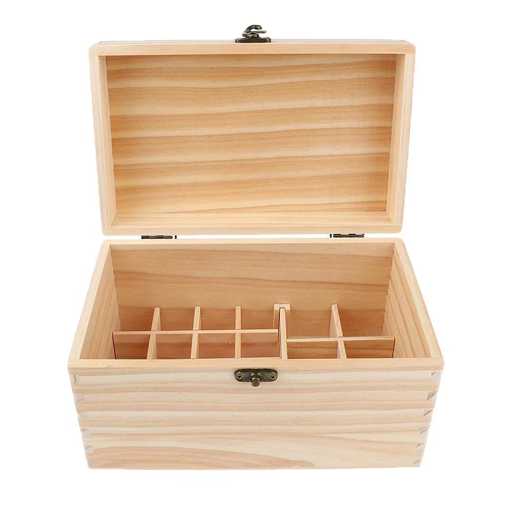 Wooden Storage Box for Essential Oil Bottles N392