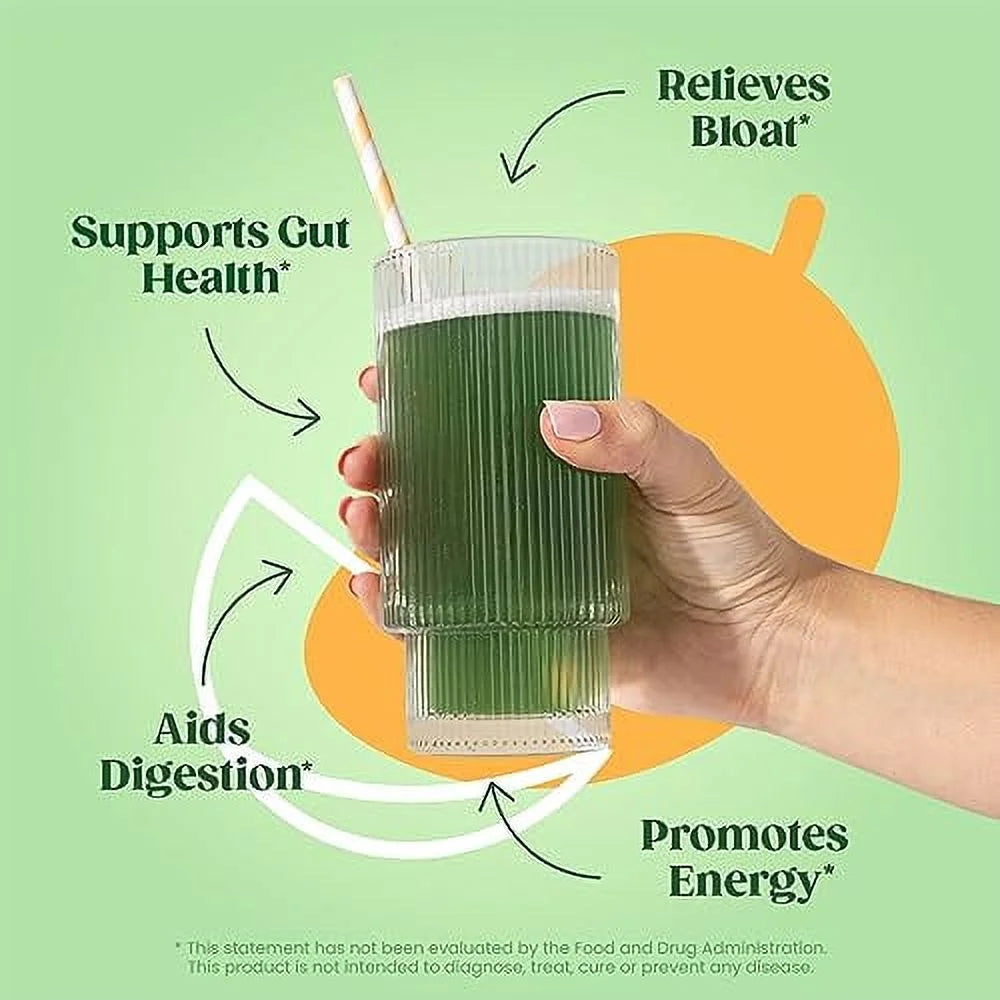 Super Greens Powder Smoothie & Juice Mix with Probiotics and Digestive Enzymes L68546