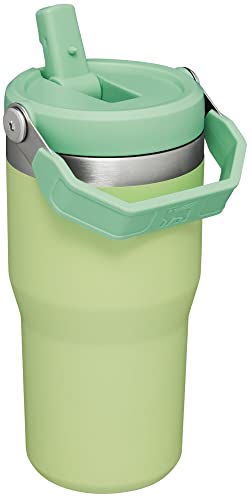 Cream Stainless Steel Vacuum Insulated Tumbler with Straw K136