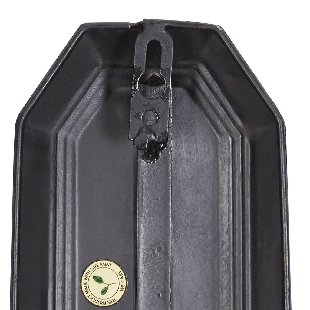 Black Iron Industrial Candlestick Holders P14292
