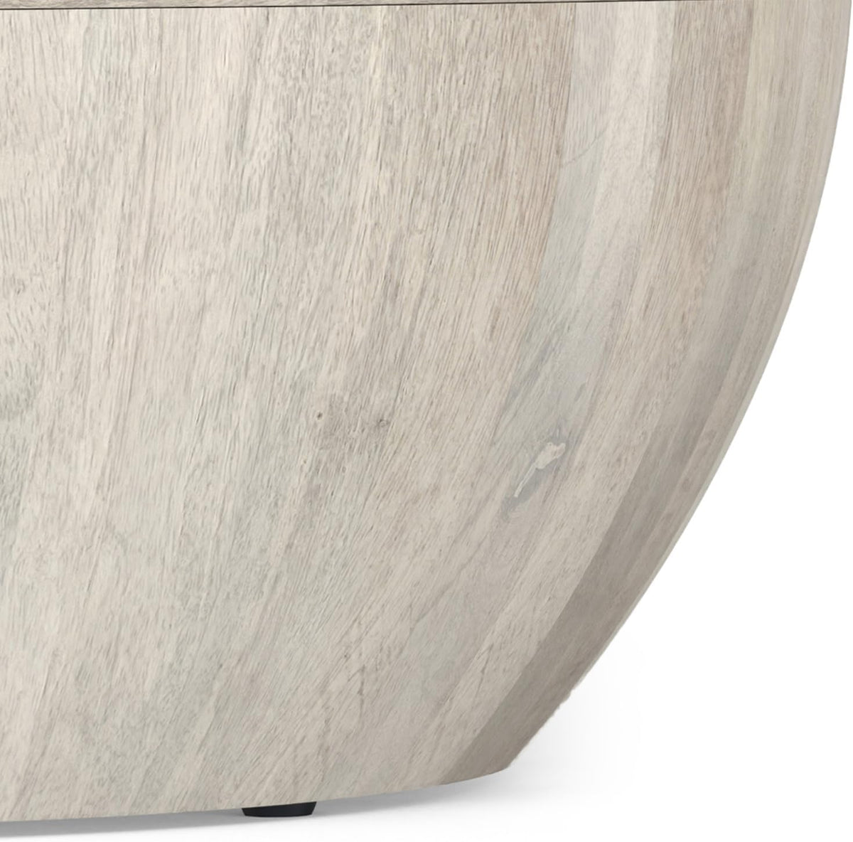 White Wash Drum Coffee Table T682747