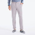 Grey Classic Fit Flat Front Deck Pant B50173