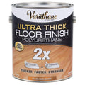 1 gal. Clear Semi-Gloss Water-Based Floor Polyurethane (2 Pack) L677