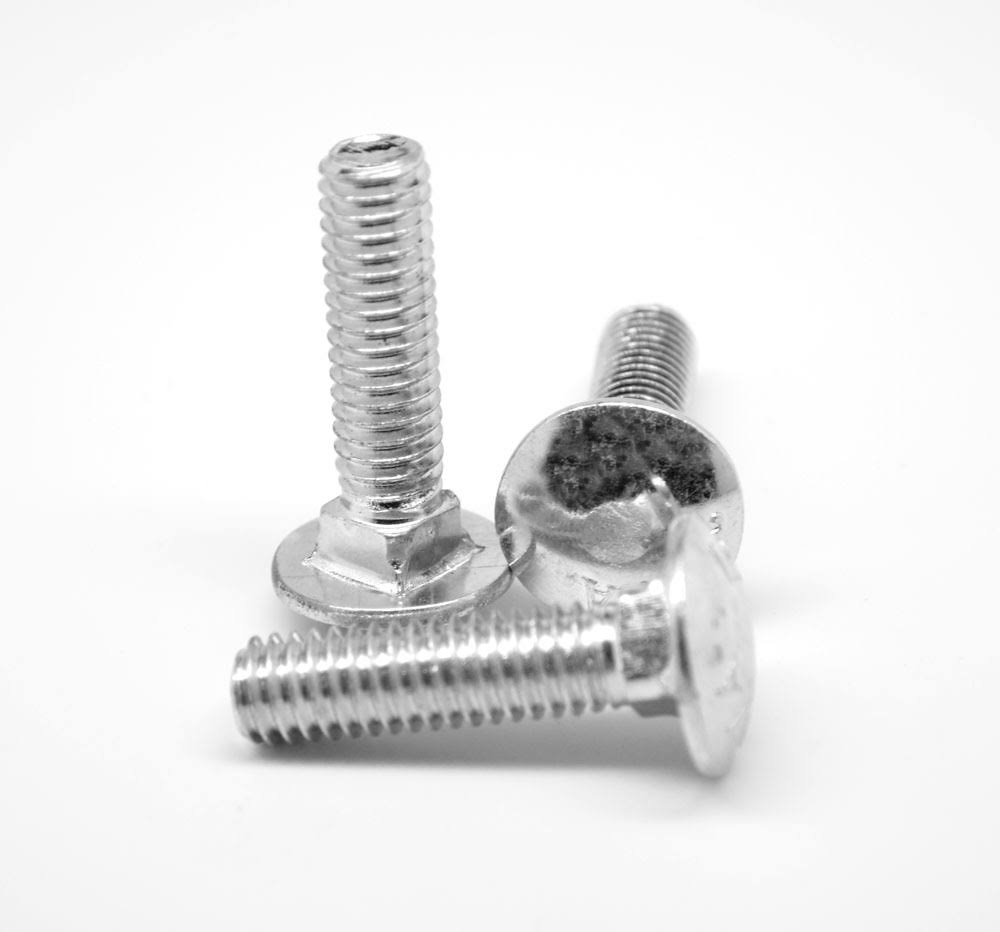1/2x22-13 x 1 1/2x22 Coarse Thread Grade 5 Carriage Bolt Medium Carbon Steel Zinc Plated D91831