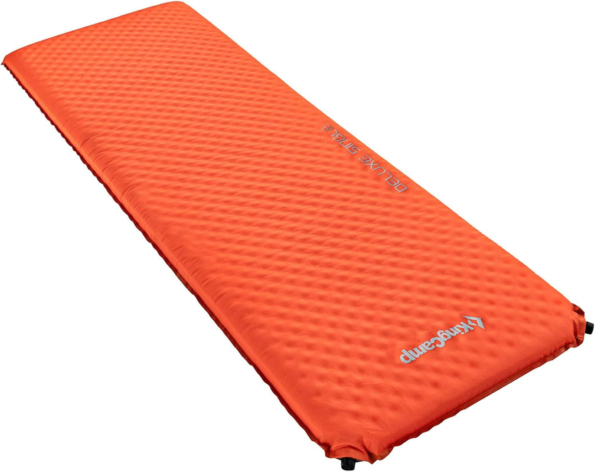 Self Inflating Insulated Camping Sleeping Pad Blue K4830