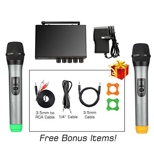 UHF Dual Channel Wireless Handheld Microphone Y59569