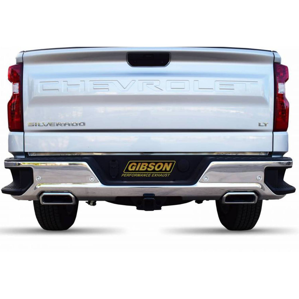 Black Cat-Back Dual Split Exhaust System R4134