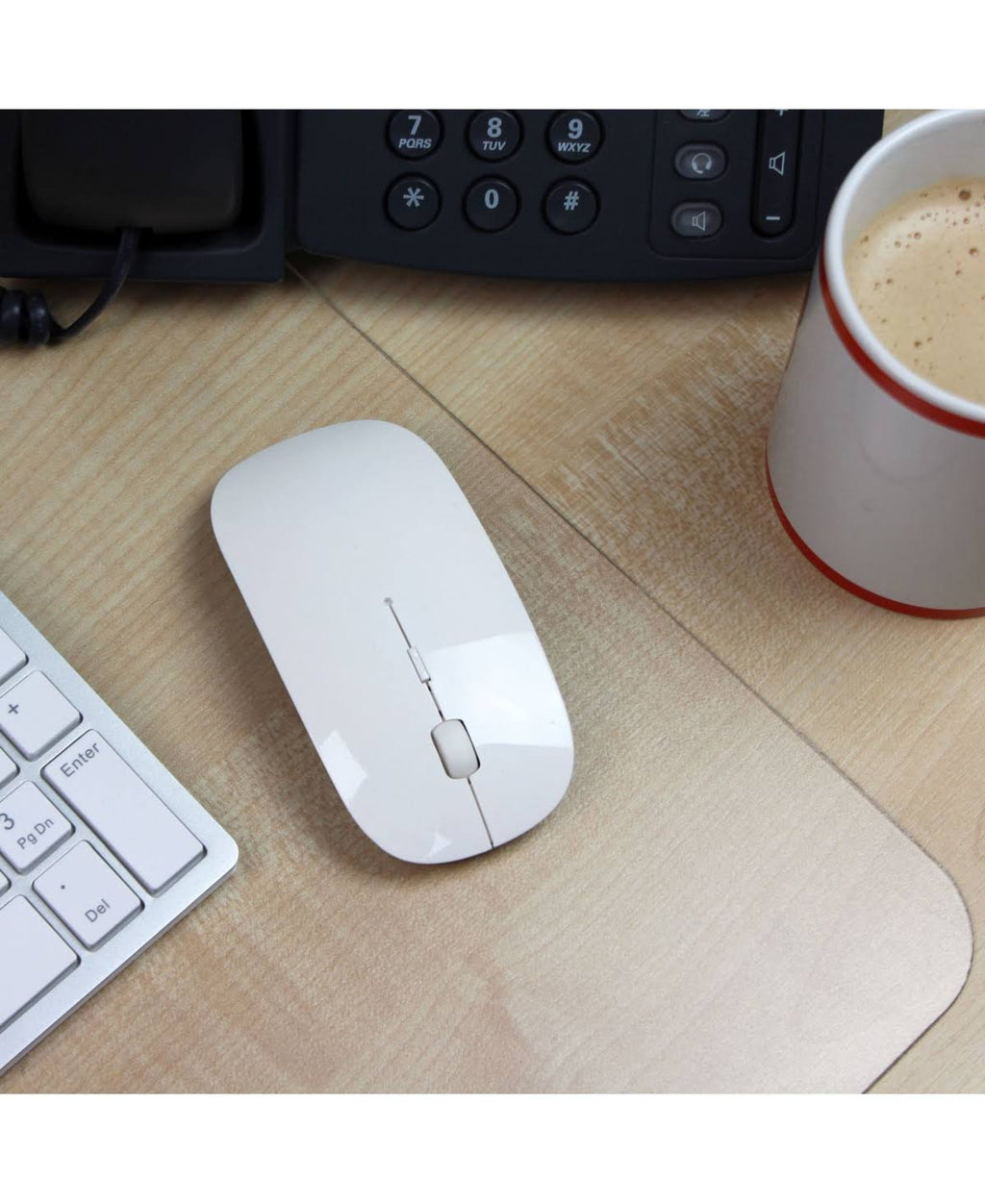 Desk Pad 29.1 in x 59.1 in Polycarbonate Crystal Clear J239