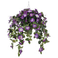 Artificial Petunia Hanging Plant in Cone Basket B68055