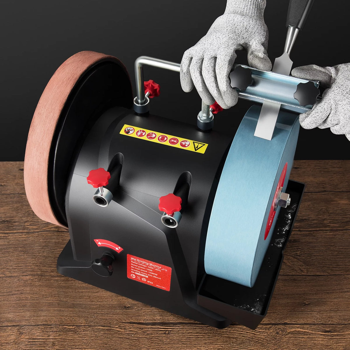 8 Inch Low Speed Wet Grinding Machine Q240