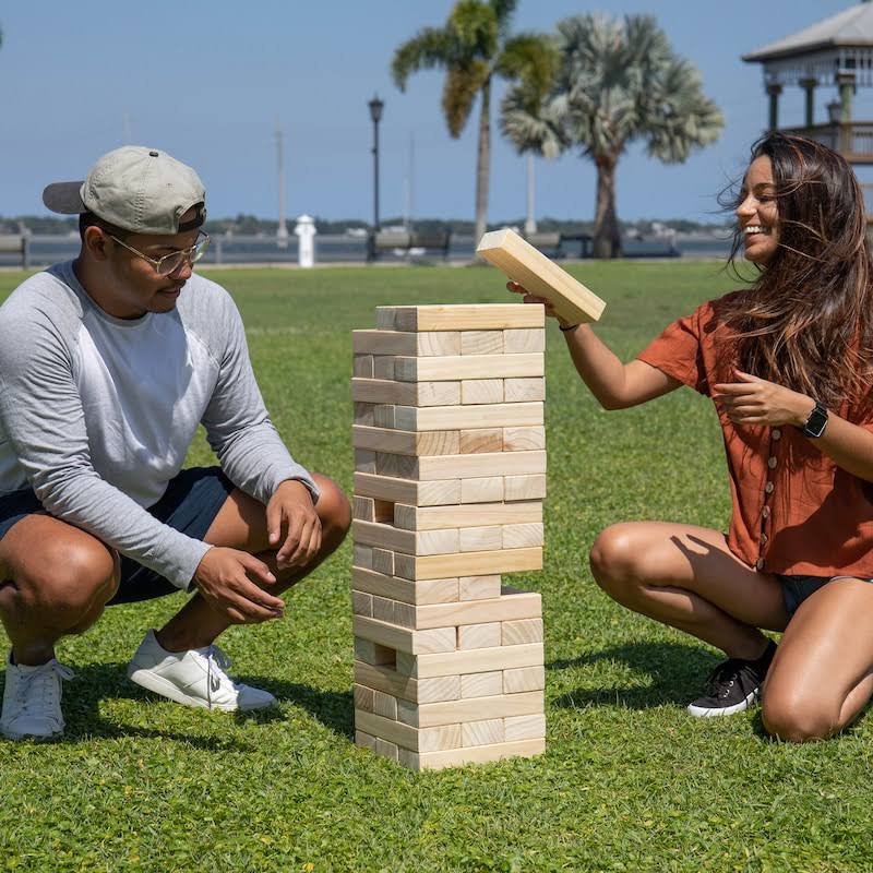 Wooden Tumble Tower Game E236