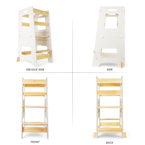 Green Height Adjustable Anti-Slip Kitchen Step Stool J82439