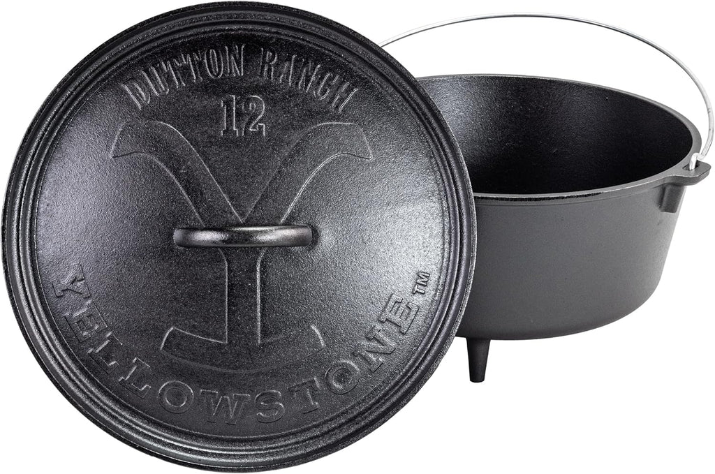12" Deep Camp Dutch Oven, Black Z4434