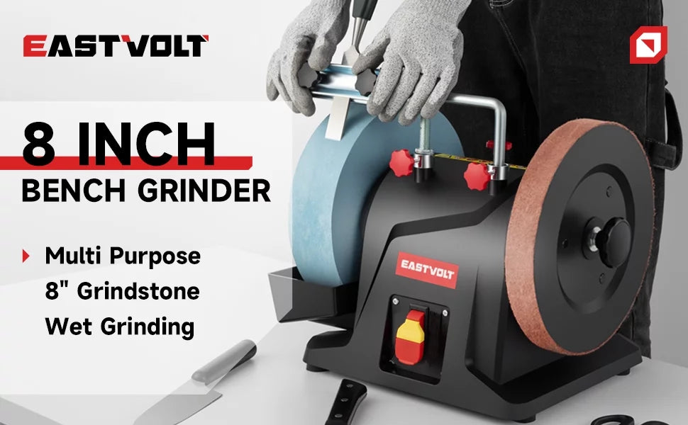 8 Inch Low Speed Wet Grinding Machine Q240