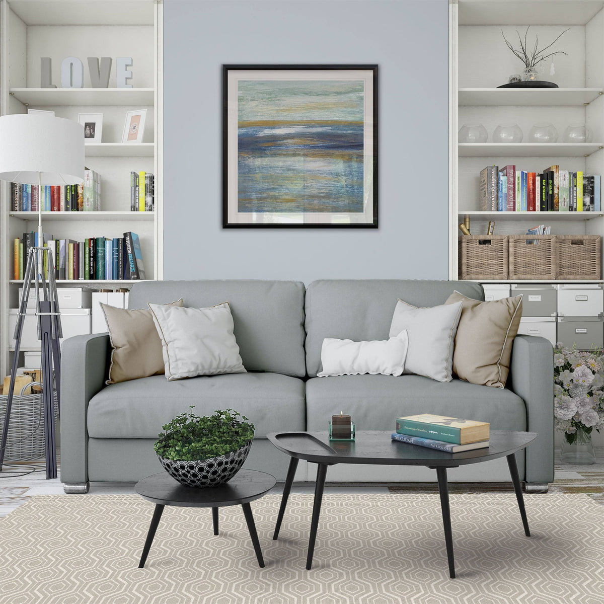 Framed Giclee Print 34x34 S7565