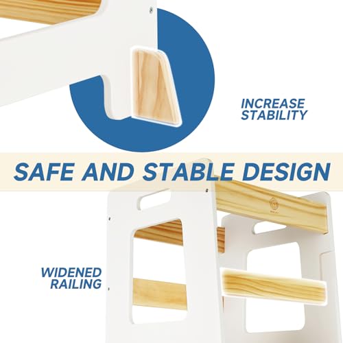 Green Height Adjustable Anti-Slip Kitchen Step Stool J82439