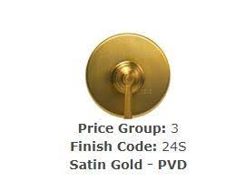 Lift and Turn Bath Plug Satin Gold M51931