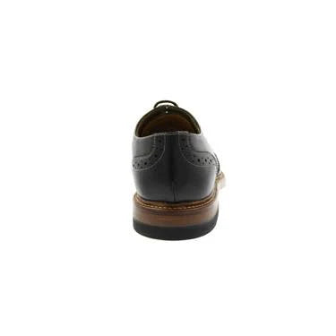 Black Monk Strap Wingtip Shoes R88245