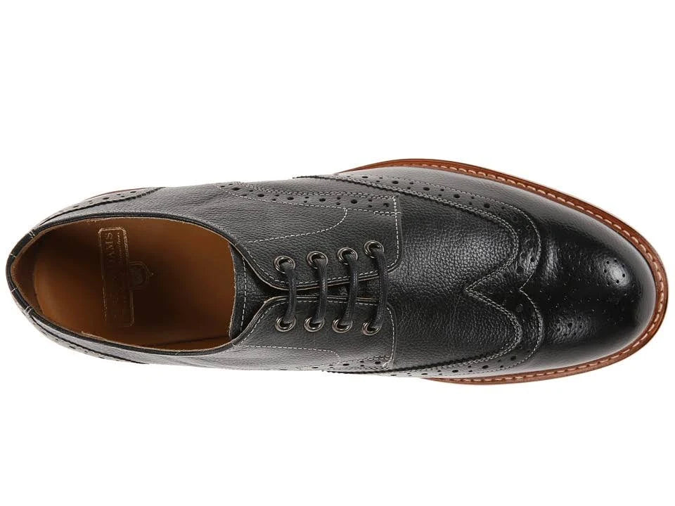 Black Monk Strap Wingtip Shoes R88245