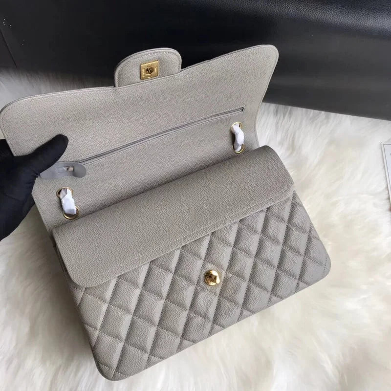 Caviar Calfskin 30Cm Flap Bag W636805