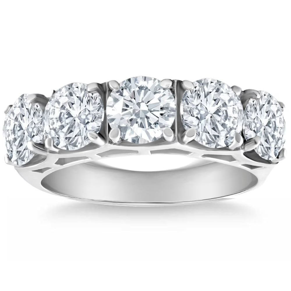 14K White Gold Lab Grown Diamond Wedding Ring M198
