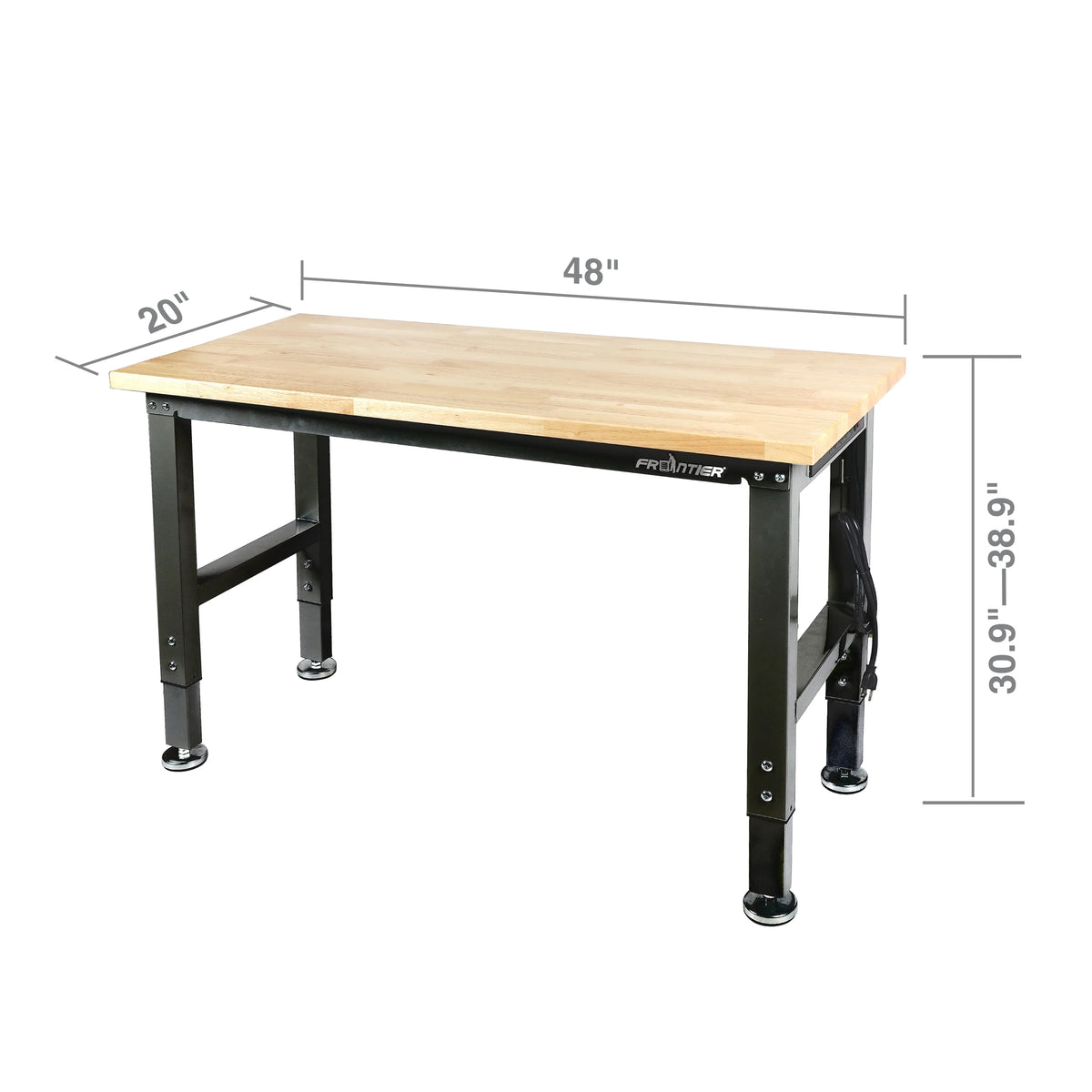 48-inch Heavy-Duty Workbench with Adjustable Height E2349