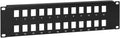 24 Port 19" 2U Blank Keystone Patch Panel, 10 Pack Y867181