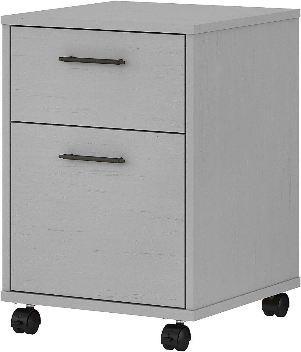 2 Drawer Mobile File Cabinet, Cape Cod Gray C342344