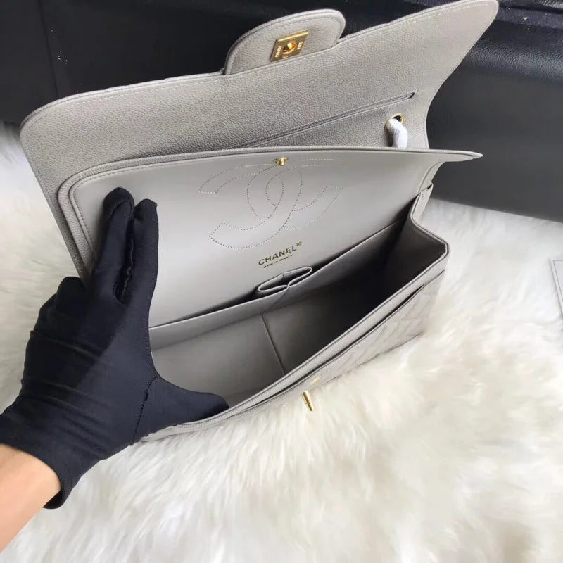 Caviar Calfskin 30Cm Flap Bag W636805