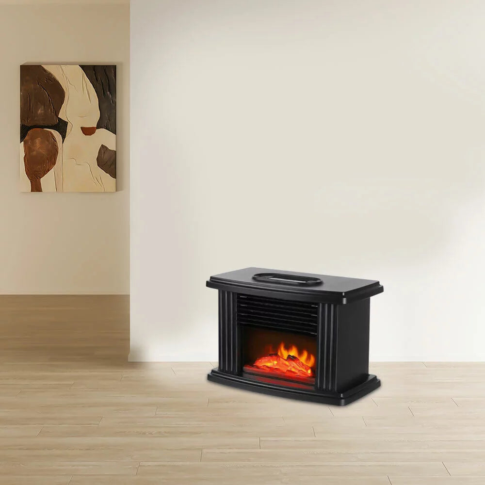 Portable Electric Fireplace Heater Adjustable 3D Flame Y208198