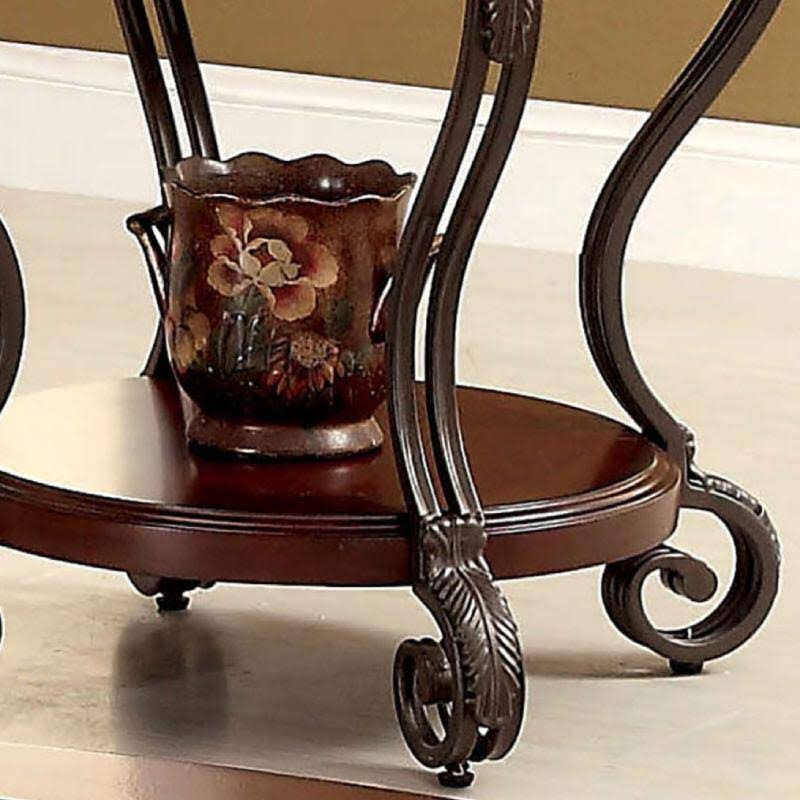 Brown Cherry End Table S376