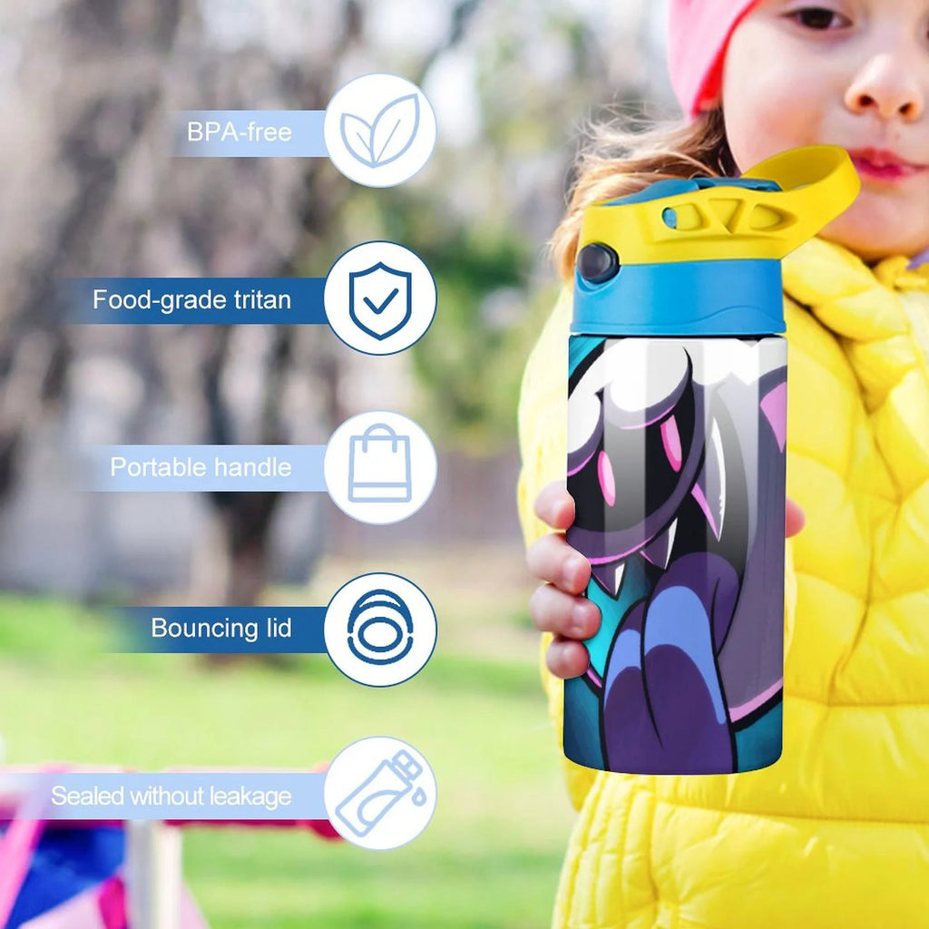 Insulated Stainless Steel Water Bottle with Straw E96192