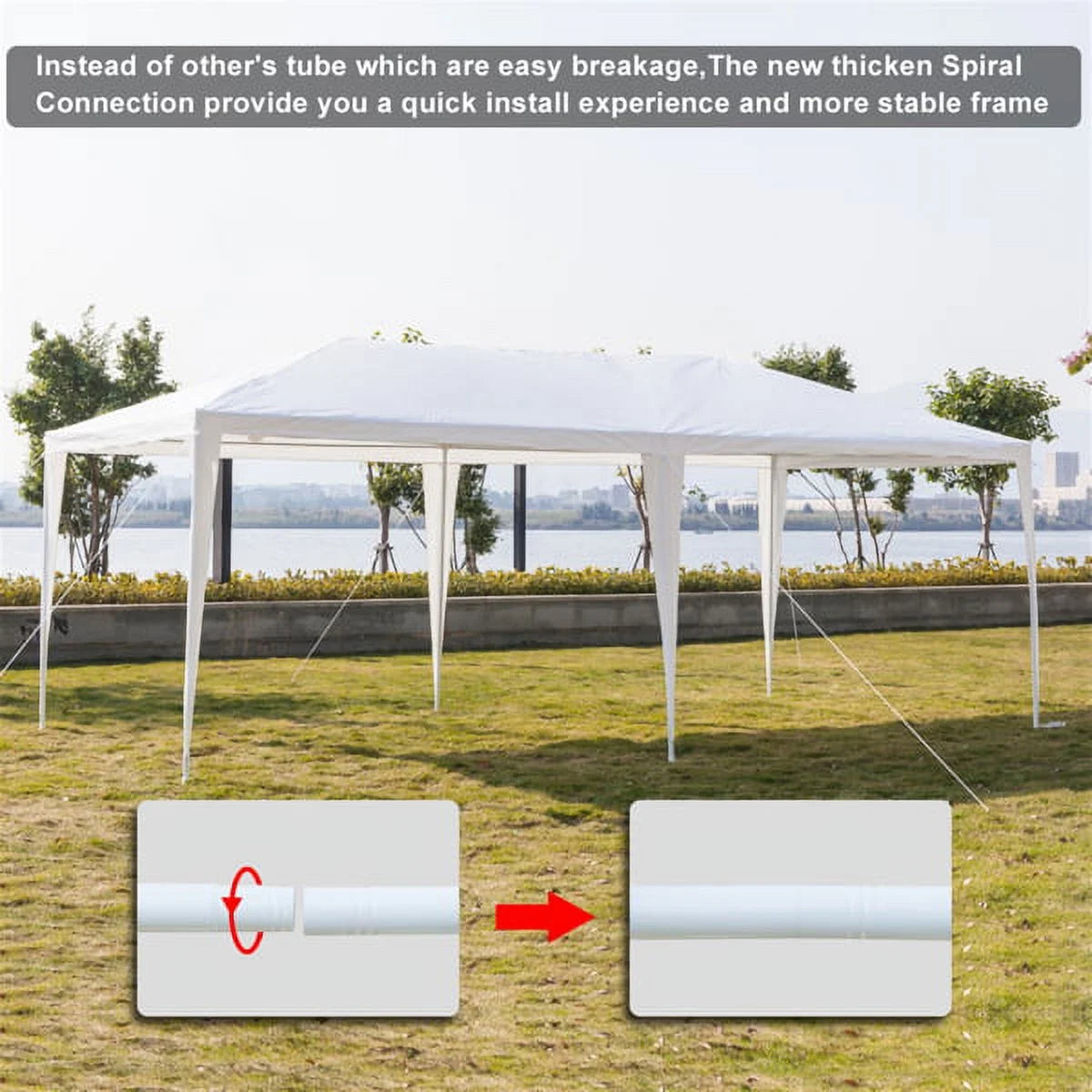3 x 9m Five Sides Waterproof Tent M4642