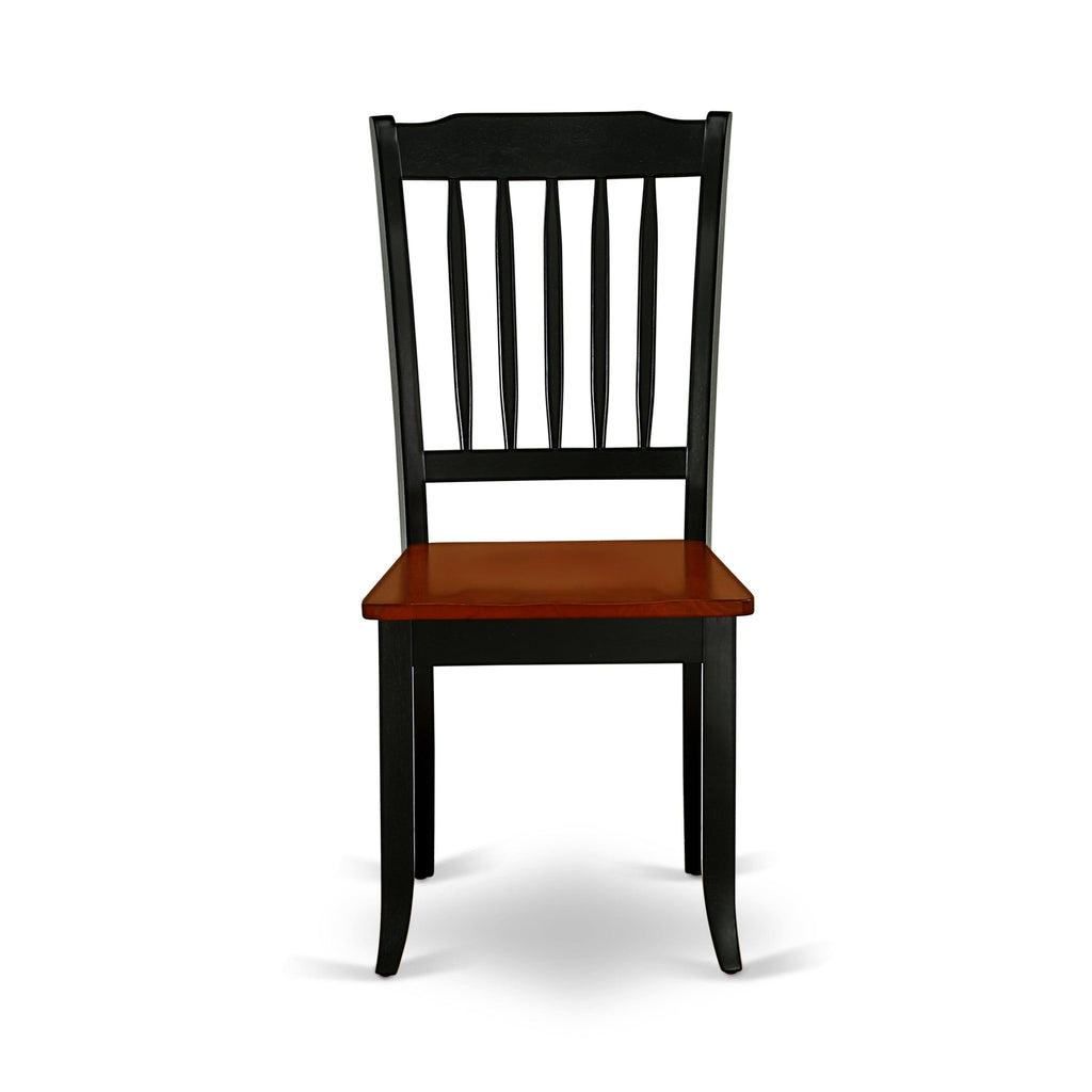 3PC Dining Room Table with Two Drop Leaves and Wood Seat Chairs O691