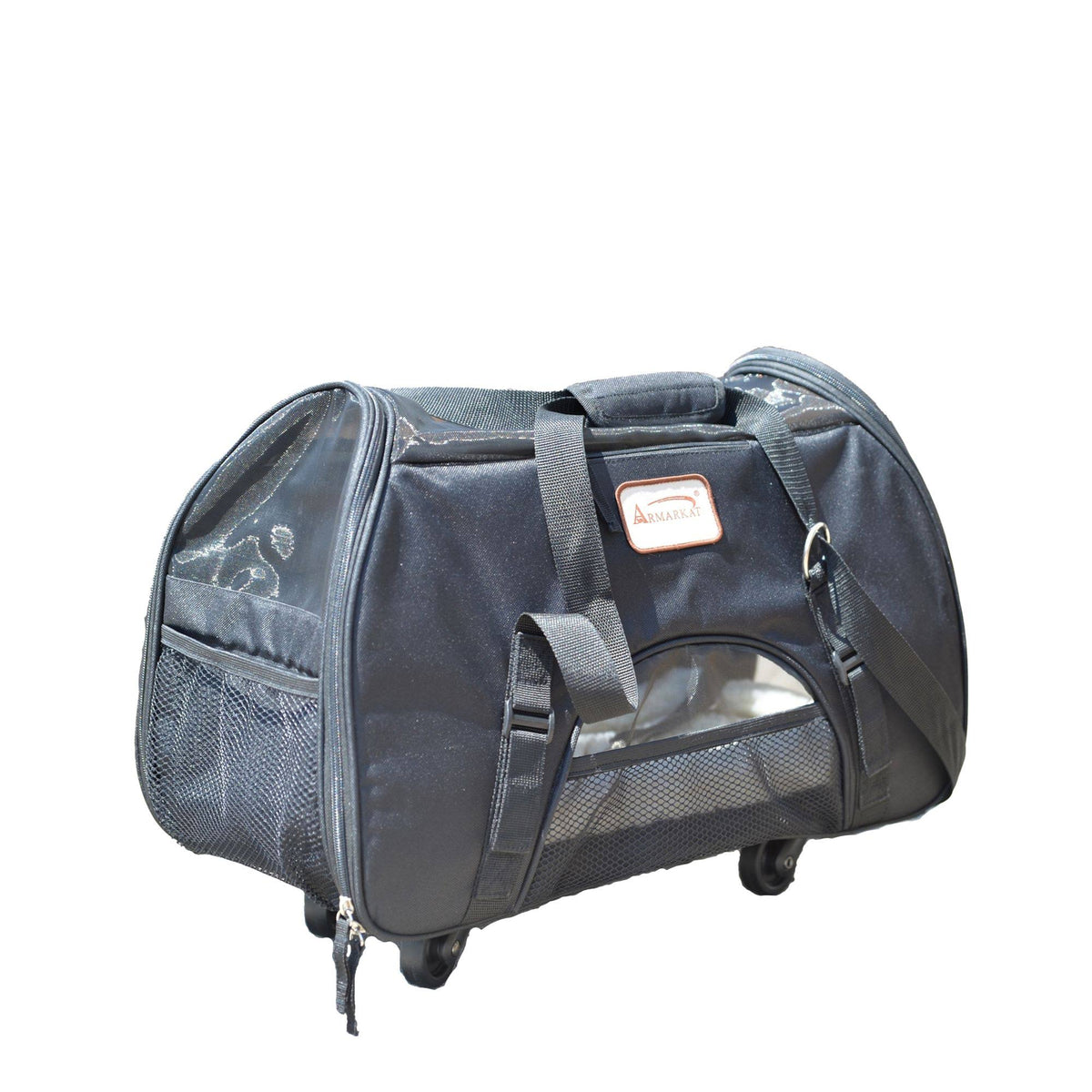 Roll Away Pet Travel Carrier Black O9531