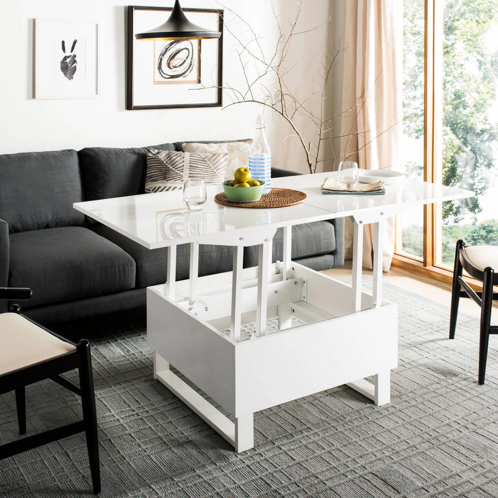 White Lift-Top Coffee Table U309216